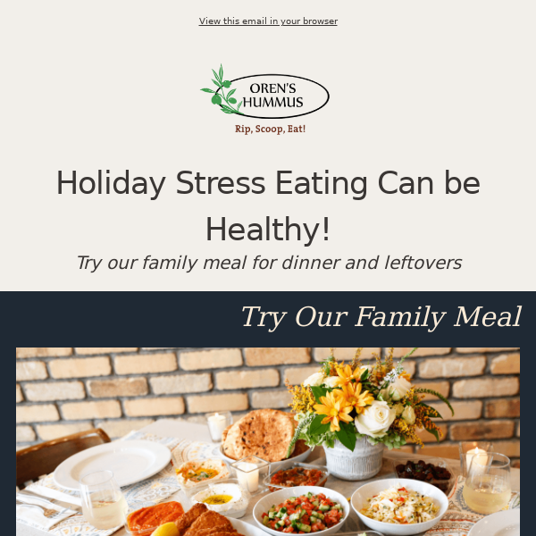 Healthy Eats During Holiday Stress!