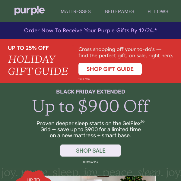 Black Friday Extended: Up to $900 Off Mattress + Base