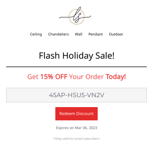 Flash Holiday Sale 🤩