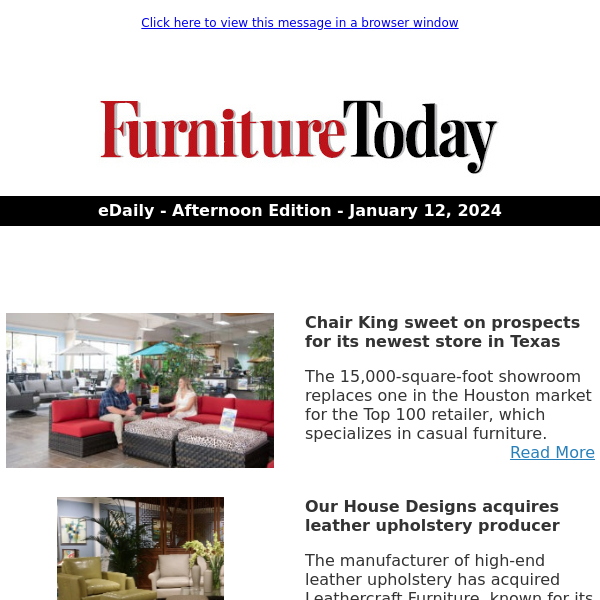 Chair King sweet on prospects for its newest store in Texas