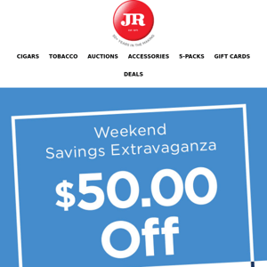 Our Weekend Savings Extravaganza ends soon: Order now!