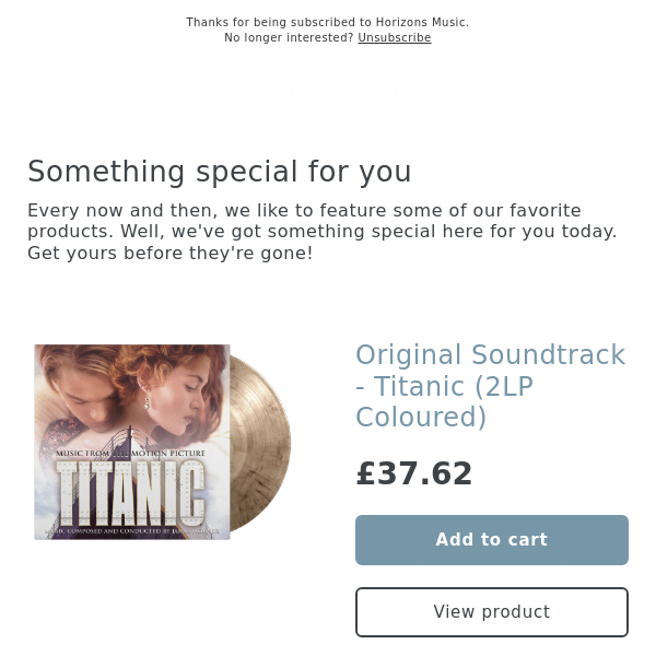 NEW! Original Soundtrack - Titanic (2LP Coloured)