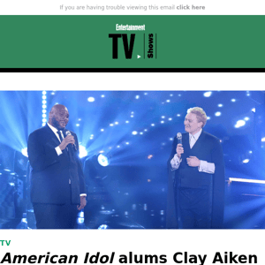 'American Idol' alums Clay Aiken and Ruben Studdard share finale stage once again