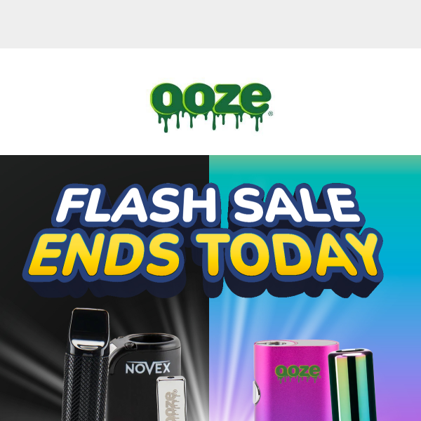 FLASH SALE! Ending today