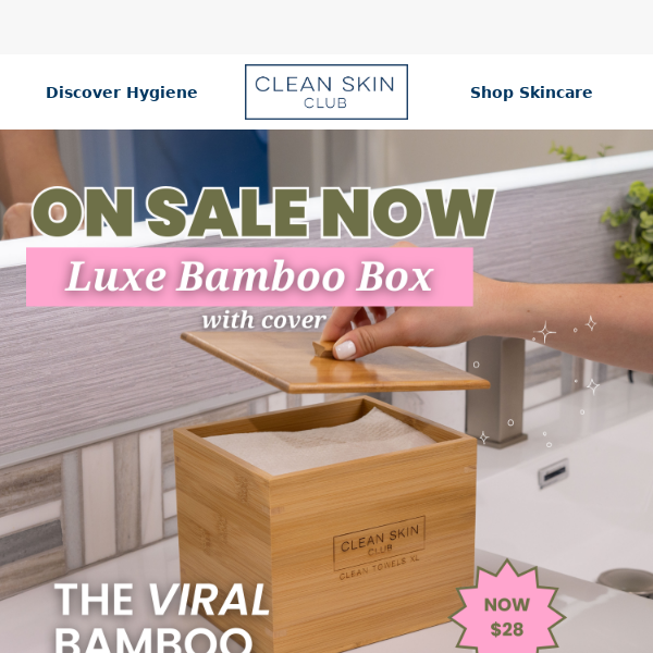 ON SALE! The Bamboo Box that went VIRAL ✨