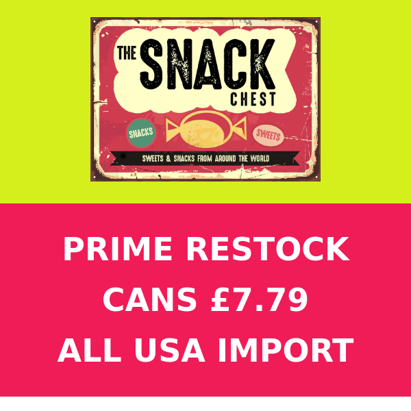 Cheapest Prime Cans Online!! £7.79.