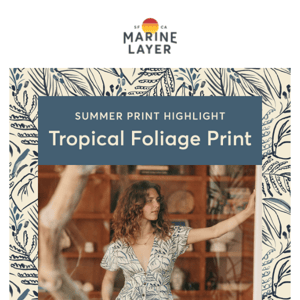 Summer Print Highlight: Tropical Foliage