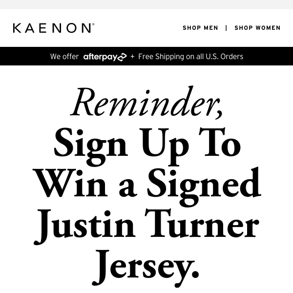 Gear Up with Justin Turner & Kaenon - Kaenon