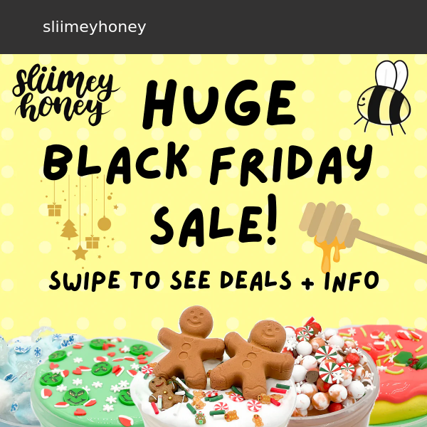 Shop Sliimeyhoney's Black Friday Sale!!