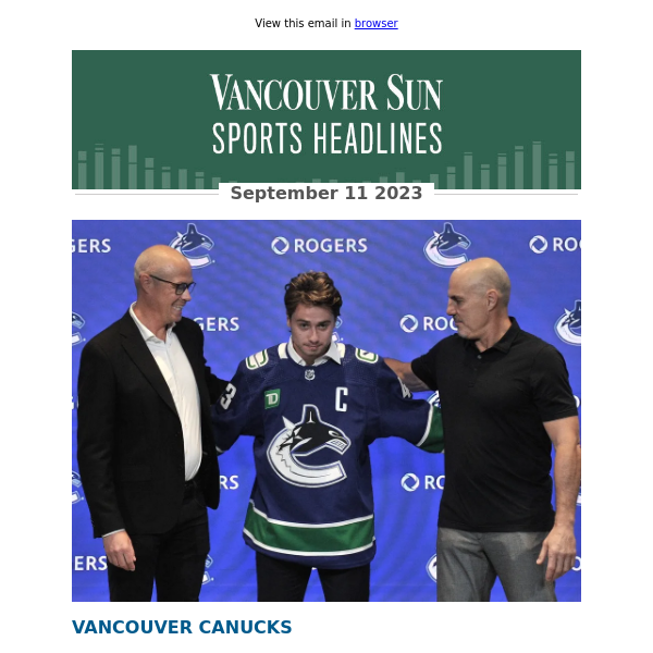 The Captaincy Debate: Why Quinn Hughes should be the next captain