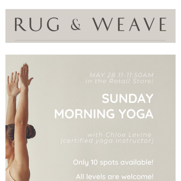 Sunday Morning Yoga for a Cause