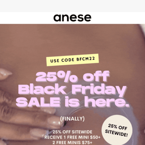 THE BLACK FRIDAY SALE IS HERE 🔥