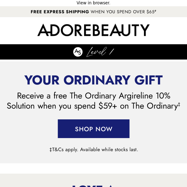 Not a drill: The Ordinary gift inside*