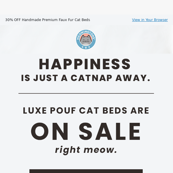 [FLASH SALE] Luxe Cat Beds 😻