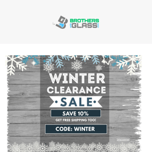 Winter Sale Ends tonight! 🕚