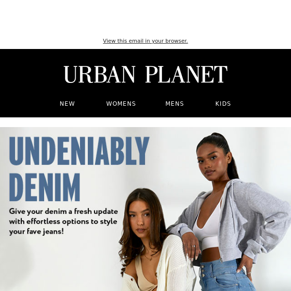 23-trending: Clean Slate Denim + Basics 🤍 - Urban Planet