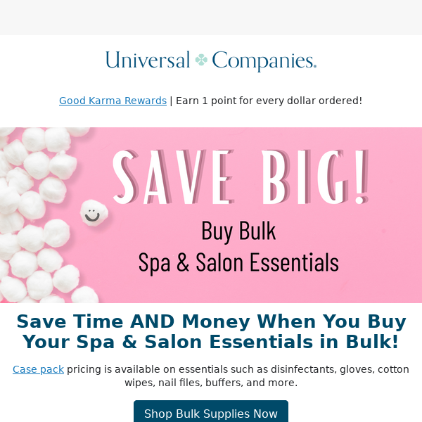 Unlock BIG Savings: Stock Up on Spa & Salon Supplies with Bulk Discounts!