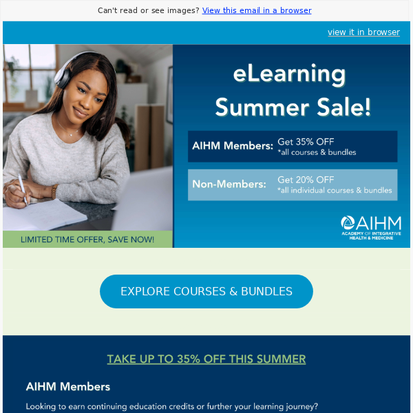 Take up to 35% OFF all eLearning courses & bundles this summer!