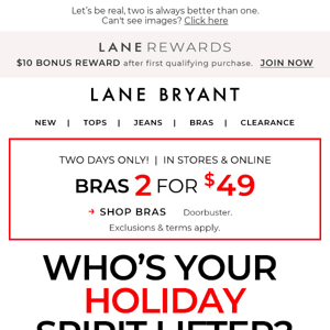 2 for $49 bras says stock that top drawer.