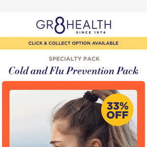 A Naturopath Recommended Cold & Flu Prevention Pack ✔️