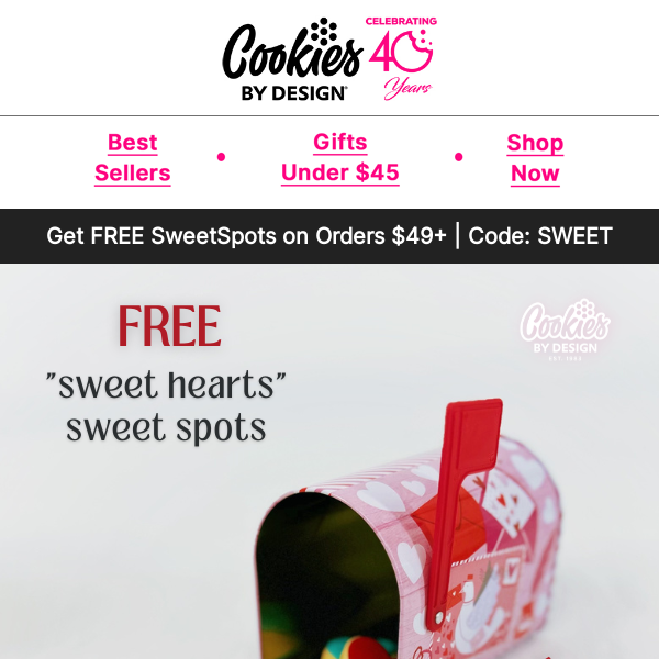 Spoil your sweetheart with the perfect gift! Plus FREE Sweetheart Sweetspots!