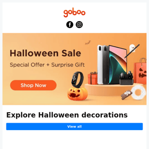 Halloween Sale 🎃 Special Offer Up to 60% OFF⚡️ + Surprise Gift