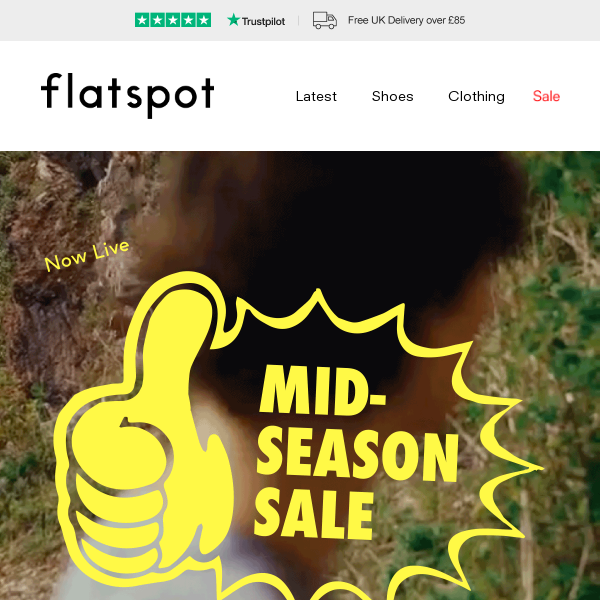 Flatspot Mid Season Sale - Online Now