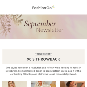 September FashionGo Newsletter 💌