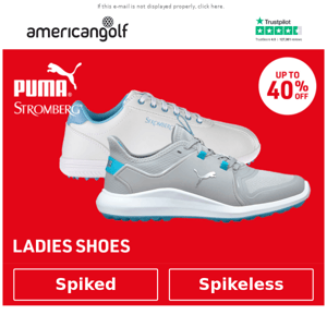 🔴 Up to 40% off ladies' shoes