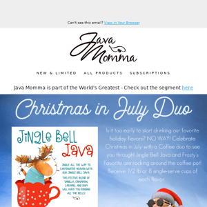 🎁 Enjoy Christmas in July with our Duo! 🎁