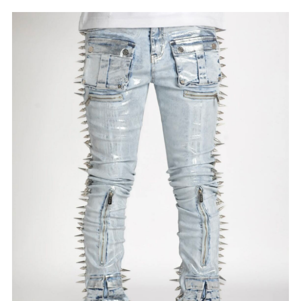 Brand new spikes denim!