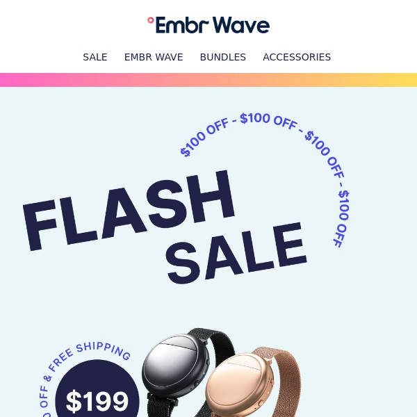 ⚡FLASH SALE⚡ Embr Wave ONLY $199 ⚡