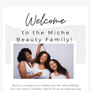 🖤 Welcome to the Miche Beauty Family! Here's 20% OFF 🖤