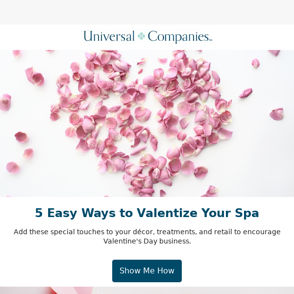 5 Ways to Valentize Your Spa!