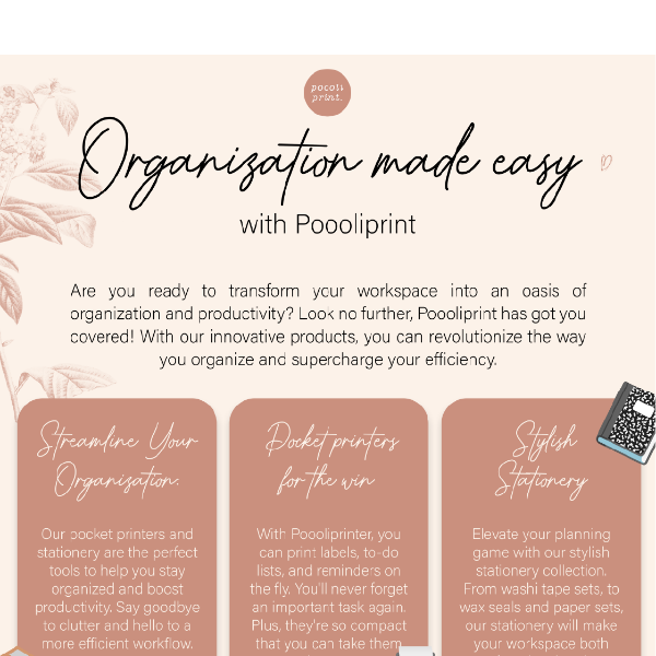 Organizational Tips + 30% Off 🥰