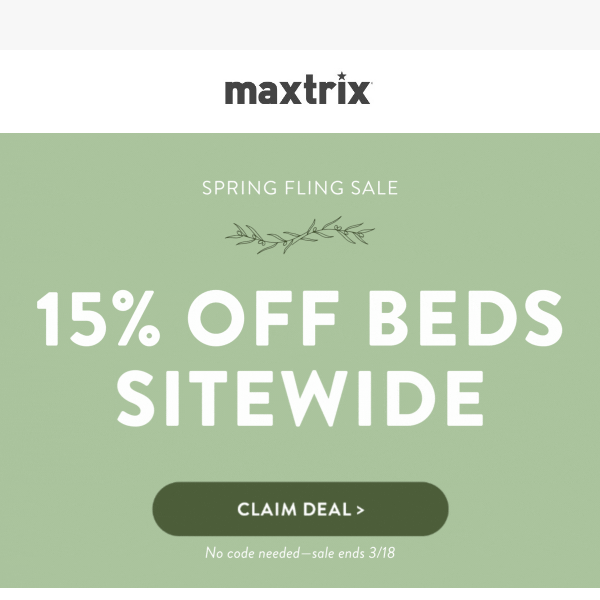 Spring into Sitewide Savings 🌱