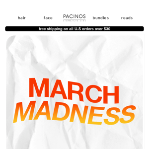 Win a FREE product by joining March Madness! 😎