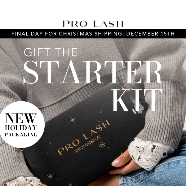 Best Gift Ever? A Pro Lash Starter Kit! 🎁