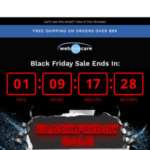 Hurry! Black Friday Ends Tomorrow!