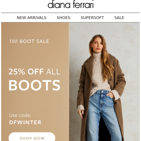 25% off Boots | Shop By Category