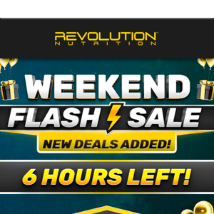 ⏰ 6 Hours Left: Weekend Flash Sale's Final Countdown!