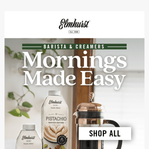 Add some Elmhurst to your morning routine ☕