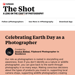 Celebrating Earth Day as a photographer