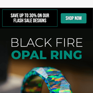 Solid Black Fire Opal