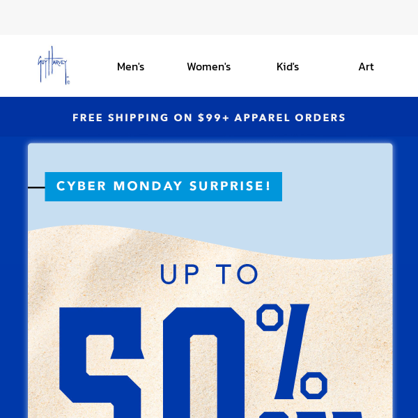 CYBER MONDAY SURPRISE | 1 More Day to Save up to 50% OFF!