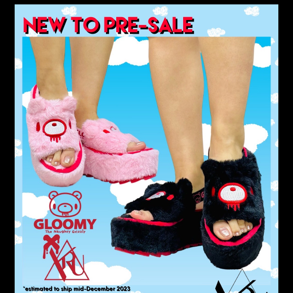 Get Ready for the Gloomy Bear x Y.R.U. QOZii SLiDE Pre-Sale! 🐻👟