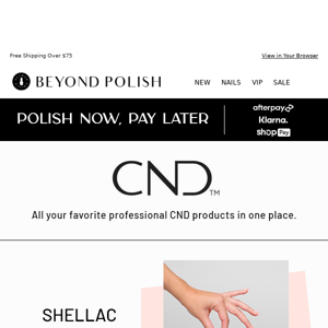 ✨ Get salon-quality nails at home with CND