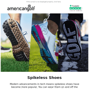 Spikeless shoes - Comfort meets performance