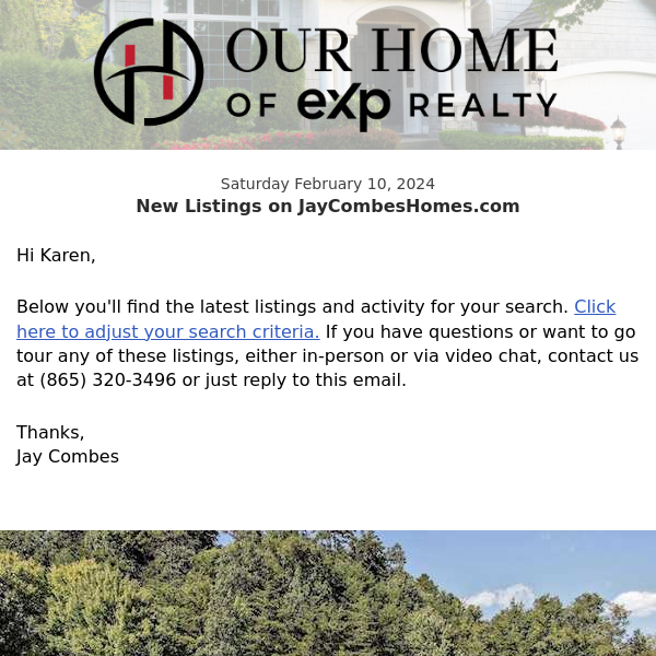 New Property Listings on JayCombesHomes.com