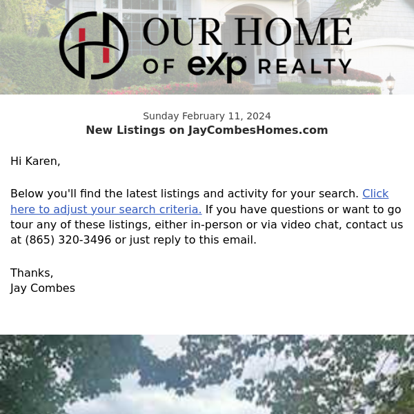 New Property Listings on JayCombesHomes.com